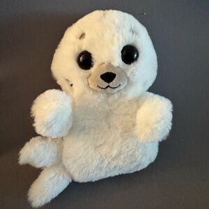 Darling plush soft white seal from fiesta plush